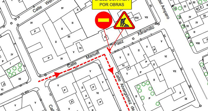 Corte de tráfico en la calle Manuel Páez Xaramillo por demolición de un edificio 1 Corte de tráfico en la calle Manuel Páez Xaramillo por demolición de un edificio