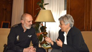 El comisario provincial de Policía Nacional se despide de Cuenca con destino a Toledo