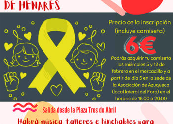 Este sábado, III Marcha con el cáncer infantil en Azuqueca