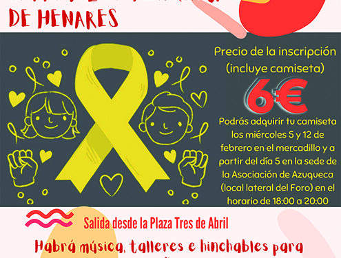 Este sábado, III Marcha con el cáncer infantil en Azuqueca 1 III marcha Cancer Infantil