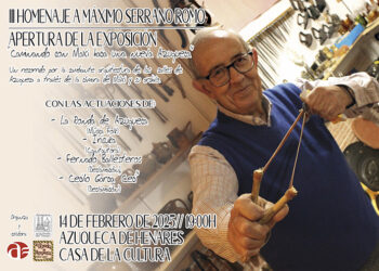 Este viernes, nuevo homenaje a Máximo Serrano Romo e inauguración de la exposición “Caminando con Maxi hacia una nueva Azuqueca” 6 Este viernes, nuevo homenaje a Máximo Serrano Romo e inauguración de la exposición “Caminando con Maxi hacia una nueva Azuqueca”