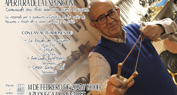 Este viernes, nuevo homenaje a Máximo Serrano Romo e inauguración de la exposición “Caminando con Maxi hacia una nueva Azuqueca”