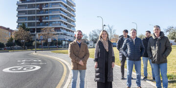 Guarinos destaca la mejora en seguridad de la Avenida de Francia, primera obra ejecutada del Plan de Asfaltado