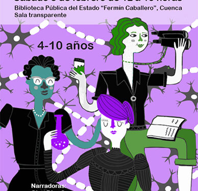 La Asociación Nosotras organiza en Cuenca un cuentacuentos el 8 de febrero por el Día Internacional de la Mujer y la Niña en la Ciencia