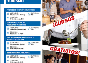 La Federación de Turismo y Hostelería de Guadalajara programa cinco nuevos cursos formativos