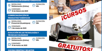 La Federación de Turismo y Hostelería de Guadalajara programa cinco nuevos cursos formativos
