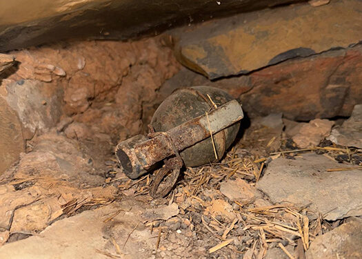 La Guardia Civil desactiva en Muriel una granada de mano originaria de la Guerra Civil 1 La Guardia Civil desactiva en Muriel una granada de mano originaria de la Guerra Civil