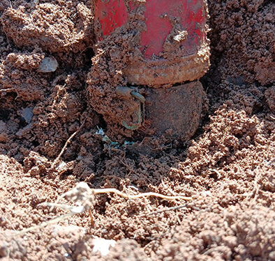 La Guardia Civil detona una granada de mano originaria de la Guerra Civil localizada por un senderista en Brihuega 1 La Guardia Civil detona una granada de mano originaria de la Guerra Civil localizada por un senderista en Brihuega