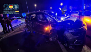 La Policía Nacional detiene a dos personas en Guadalajara tras una persecución por carretera en la que resultaron heridos varios agentes