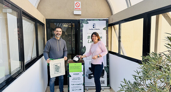 La delegación de la Junta de Cuenca se suma a la iniciativa #GreenLeague de la Fundación ECOLEC para promover el reciclaje de los RAEE