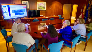 La delegada de la Junta en Guadalajara se interesa por el funcionamiento del 112 y los planes de emergencia provinciales