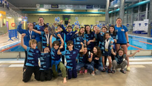 Los benjamines del Club Alcarreño, campeones de Castilla-La Mancha en el regional de natación de Almansa
