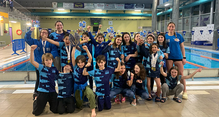 Los benjamines del Club Alcarreño, campeones de Castilla-La Mancha en el regional de natación de Almansa