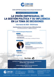 Marcos de Quinto protagoniza un nuevo desayuno empresarial de CEOE-Cepyme Guadalajara