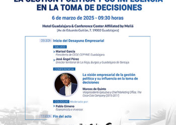 Marcos de Quinto protagoniza un nuevo desayuno empresarial de CEOE-Cepyme Guadalajara