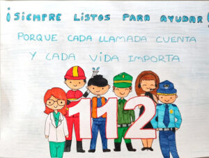 Más de 360 trabajos compiten en la XIII edición del Concurso de Dibujo Escolar del Servicio de Emergencias 1-1-2 de Castilla-La Mancha