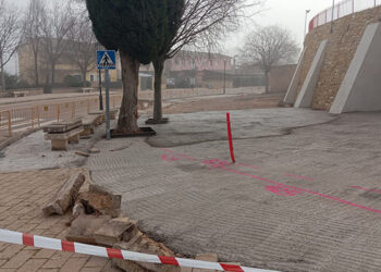 Obras de mejora en los aledaños de la Plaza de Toros y el Centro Joven por valor de 300.000 euros en Sacedón