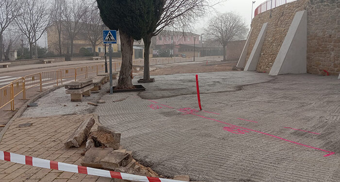Obras de mejora en los aledaños de la Plaza de Toros y el Centro Joven por valor de 300.000 euros en Sacedón 1 Obras de mejora en los aledaños de la Plaza de Toros y el Centro Joven por valor de 300.000 euros en Sacedón