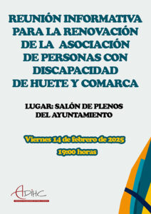 Renovación de la Asociación de Personas con Discapacidad de Huete y Comarca