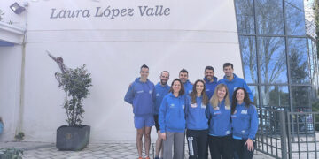 Sara Pérez Martínez y Ángel Polo Juárez, los deportistas más destacados del Club Alcarreño en el Campeonato de España Máster de Salvamento