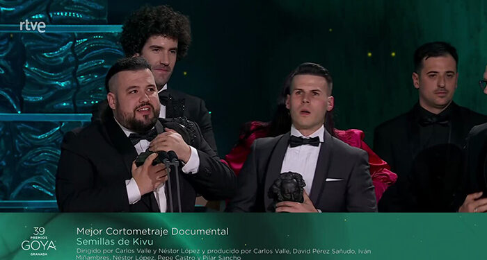 Semillas de Kivu, dirigido por Carlos del Valle y producido por Pilar Sancho, de Riba de Saelices, gana el Goya al mejor corto documental