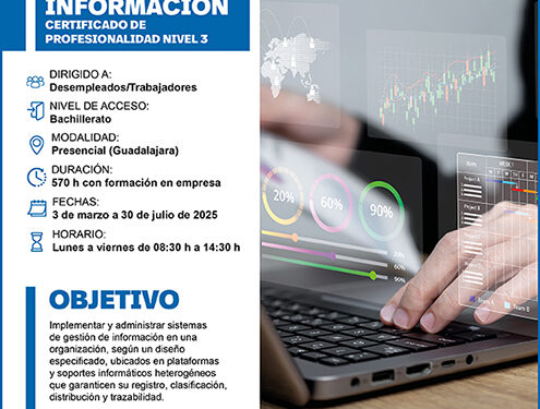 Últimas plazas para el curso de sistemas de gestión de información de CEOE-Cepyme Guadalajara 1 Últimas plazas para el curso de sistemas de gestión de información de CEOE-Cepyme Guadalajara