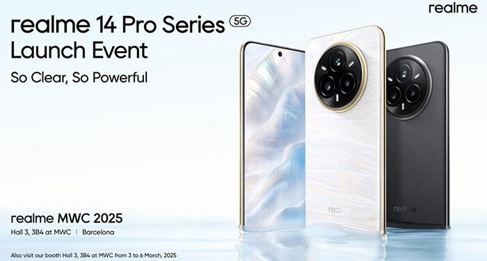 realme debutará en el MWC 2025 con el lanzamiento global de la nueva serie realme 14 Pro