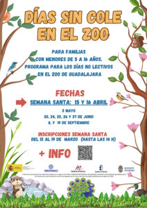 Abierto el plazo inscripción para “Días sin Cole” en la granja y el zoo de Guadalajara para Semana Santa