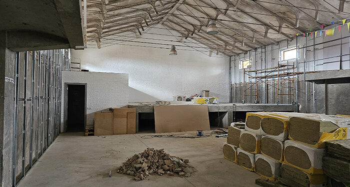 Arranca la última fase de las obras de construcción del futuro auditorio de Alcocer