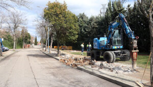Arrancan las obras de remodelación integral de la calle Lope de Vega de Cabanillas
