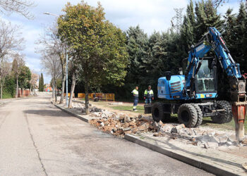 Arrancan las obras de remodelación integral de la calle Lope de Vega de Cabanillas