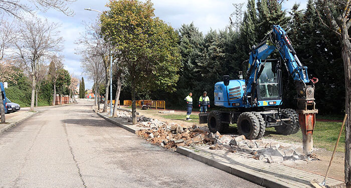 Arrancan las obras de remodelación integral de la calle Lope de Vega de Cabanillas
