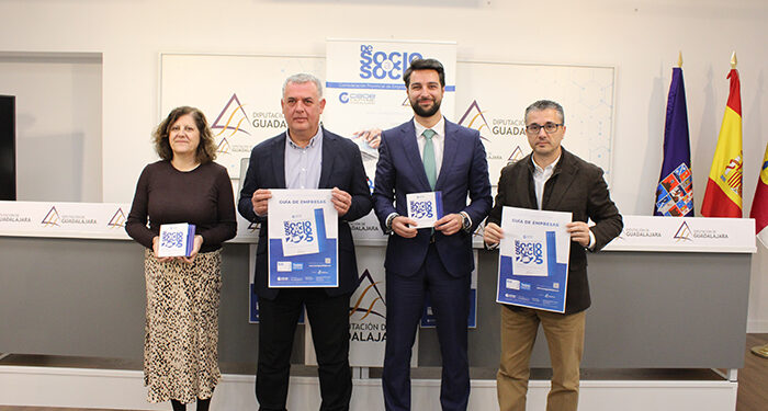 CEOE-Cepyme Guadalajara y la Diputación presentan la 18 edición de la guía de empresas de Socio a Socio 2025
