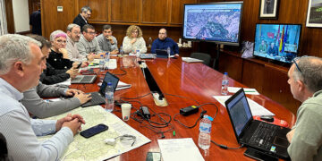 Constituido en Guadalajara el Centro de Análisis y Seguimiento Provincial para coordinar las acciones preventivas frente las incidencias de la borrasca Jana