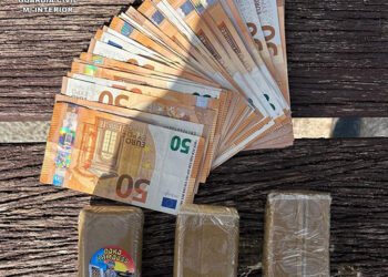 Detenido en Azuqueca con tres tabletas de hachís y 1.700 euros en efectivo