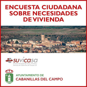El Ayuntamiento de Cabanillas impulsa una encuesta vecinal para conocer las necesidades de vivienda en la localidad