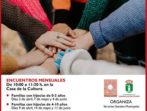 El Ayuntamiento de Cabanillas organiza grupos de acompañamiento a padres y madres para los meses de abril, mayo y junio 1 El Ayuntamiento de Cabanillas organiza grupos de acompañamiento a padres y madres para los meses de abril, mayo y junio
