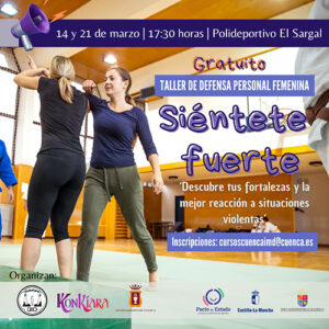El Ayuntamiento de Cuenca organiza los días 14 y 21 de marzo la segunda edición del taller de defensa personal femenina