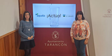 El Ayuntamiento de Tarancón se suma a la campaña de concienciación para el consumo responsable de agua de la Mancomunidad de Aguas El Girasol y Aqualia