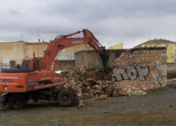 El cargador de ganado de la estación de tren de Cuenca, incluido en la Lista Roja de Patrimonio, ya es sólo escombro El cargador de ganado de la estación de tren de Cuenca, incluido en la Lista Roja de Patrimonio, ya es sólo escombro
