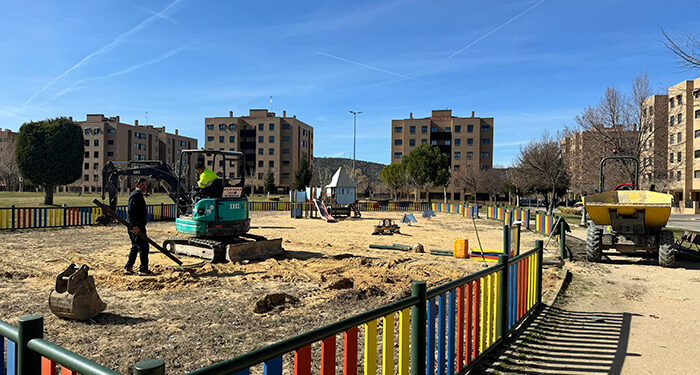 En marcha las obras para la instalación de la nueva área infantil de Las Cañadillas 1 En marcha las obras para la instalación de la nueva área infantil de Las Cañadillas