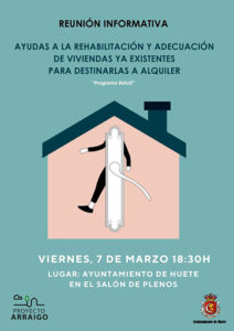 Huete acoge una reunión informativa sobre ayudas a la rehabilitación de viviendas para alquilarlas