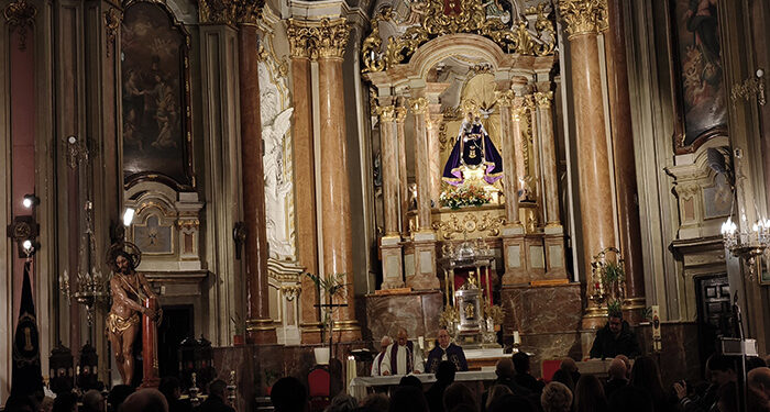 La borrasca Jana amarró el Vía Crucis