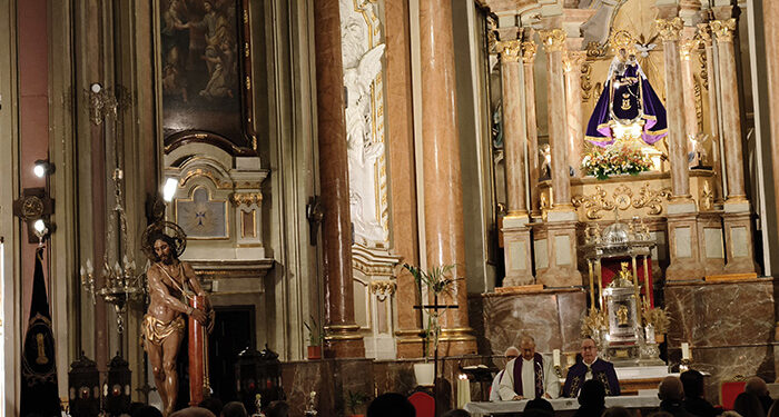 La borrasca Jana amarró el Vía Crucis