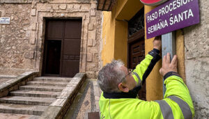 Instalada la señalética adicional específica de Semana Santa