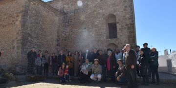 La Diputación de Cuenca pone la primera piedra de la torre de la iglesia de Cervera del Llano con una inversión de 200.000 euros