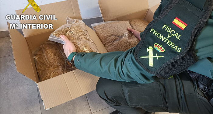 La Guardia Civil denuncia a una persona por vender tabaco en un domicilio de Casas de Fernando Alonso