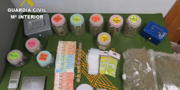 La Guardia Civil desarticula una asociación cannábica en Tarancón