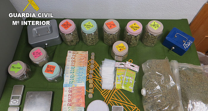 La Guardia Civil desarticula una asociación cannábica en Tarancón