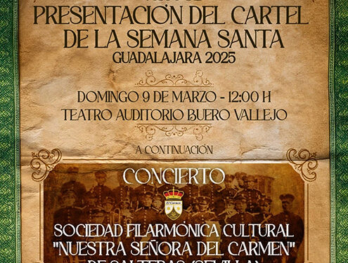 La Junta de Cofradías de la Semana Santa de Guadalajara preenta el cartel oficial este domingo en el Buero Vallejo 1 La Junta de Cofradías de la Semana Santa de Guadalajara preenta el cartel oficial este domingo en el Buero Vallejo